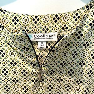 Coolibar Woman’s Chambord Tunic Top long sleeve UPF 50, luxurious Aire fabric.